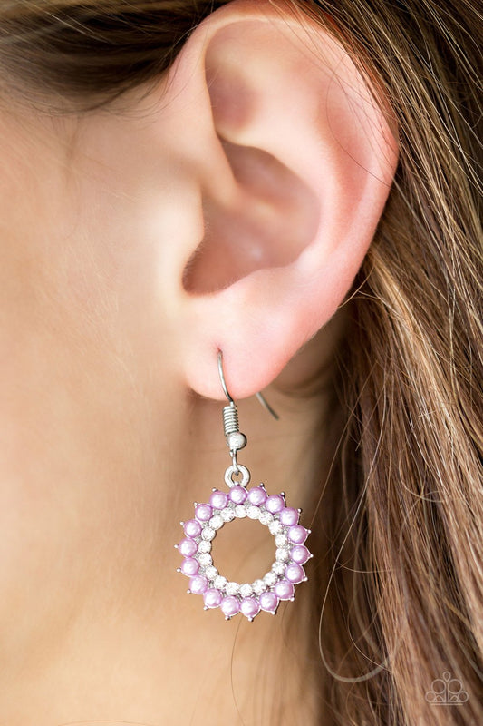 A Proper Lady-purple-Paparazzi earrings