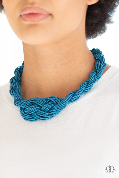 A Standing Ovation - blue - Paparazzi necklace