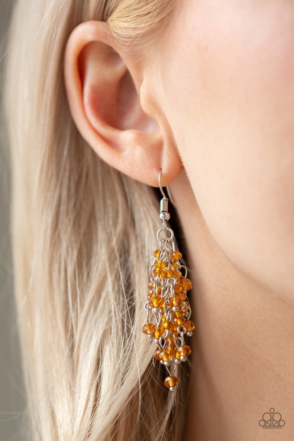 A Taste of Twilight-brown-Paparazzi earrings