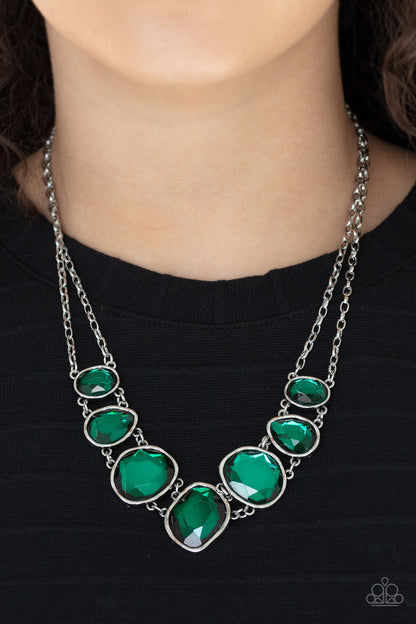 Absolute Admiration - green - Paparazzi necklace