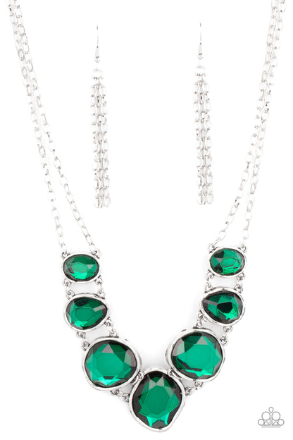 Absolute Admiration - green - Paparazzi necklace