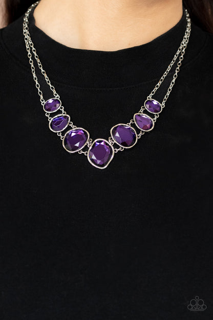 Absolute Admiration - purple - Paparazzi necklace