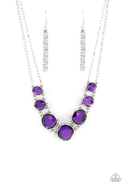 Absolute Admiration - purple - Paparazzi necklace