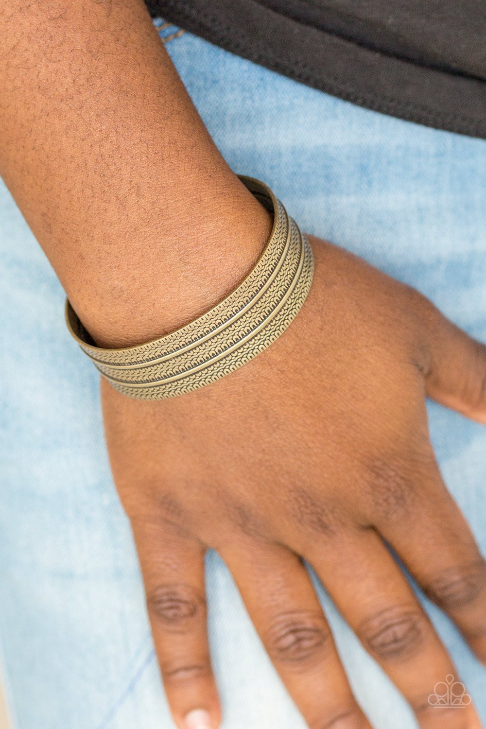 Absolute Amazon - brass - Paparazzi bracelet – JewelryBlingThing