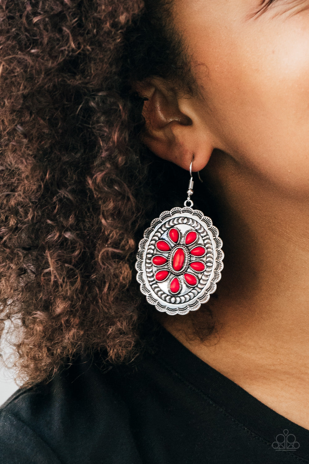 Absolutely Apothecary - red - Paparazzi earrings