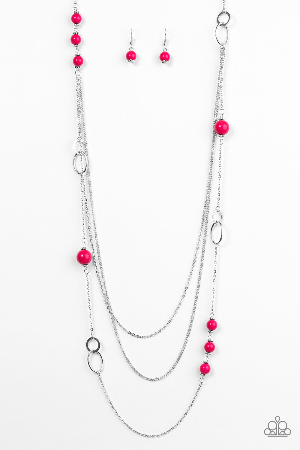 Absolutely It! - Pink - Paparazzi necklace