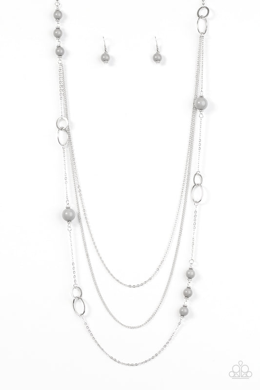 Absolutely It! - Silver - Paparazzi necklace