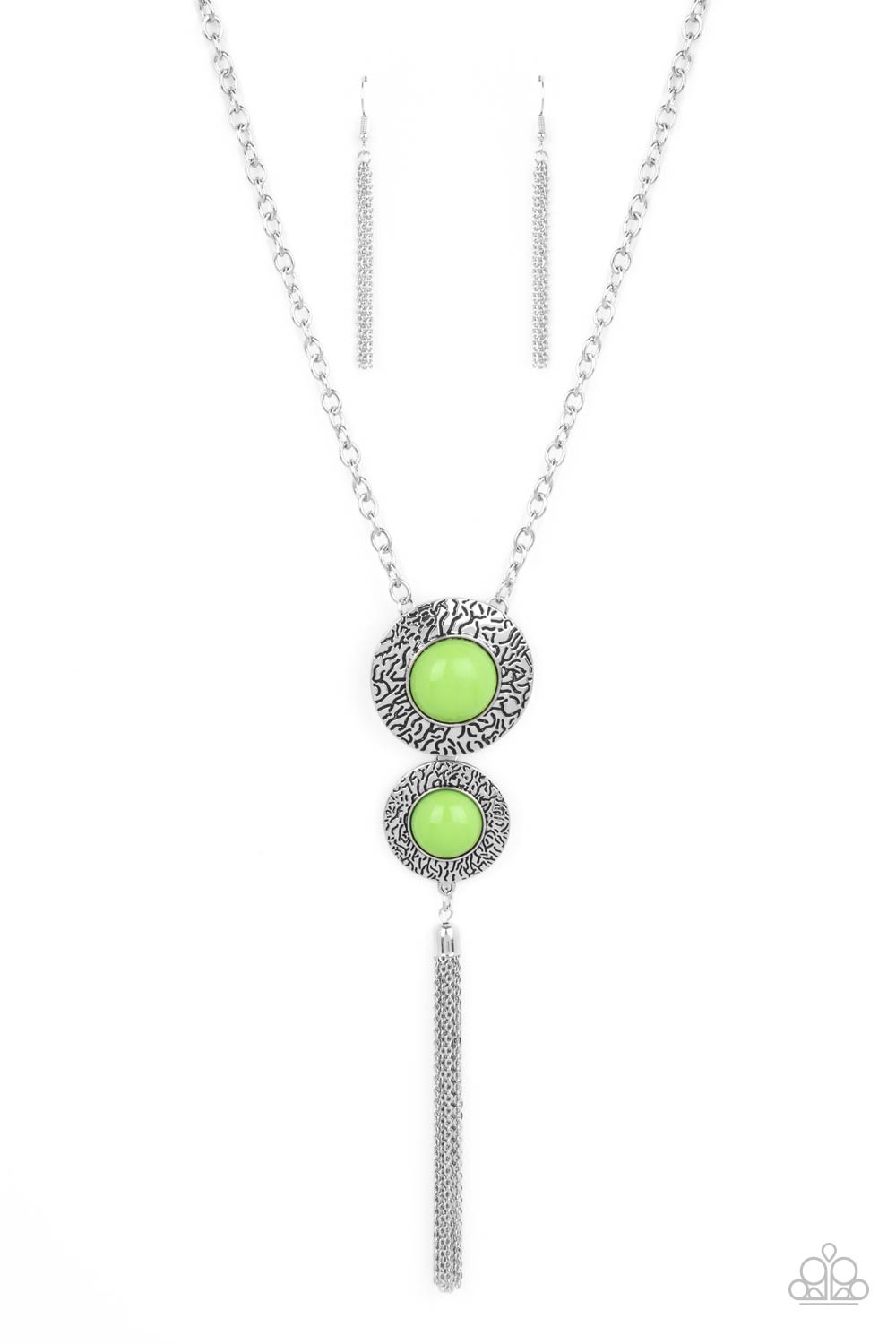 Abstract Artistry - green - Paparazzi necklace