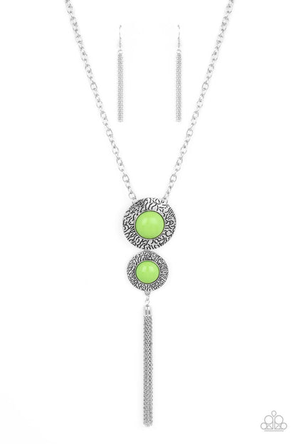 Abstract Artistry - green - Paparazzi necklace