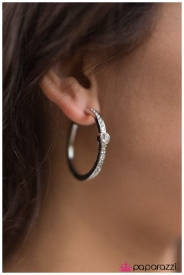 Acapella - White - Paparazzi earrings