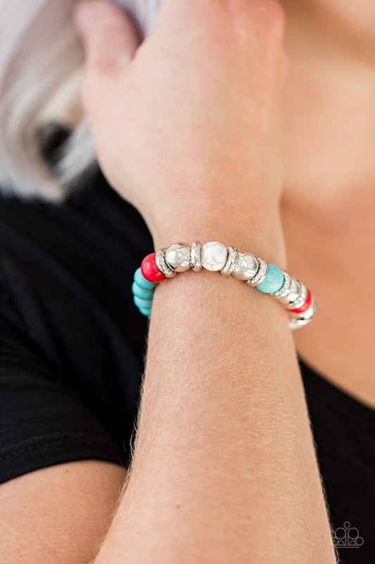 Across the Mesa - multi - Paparazzi bracelet