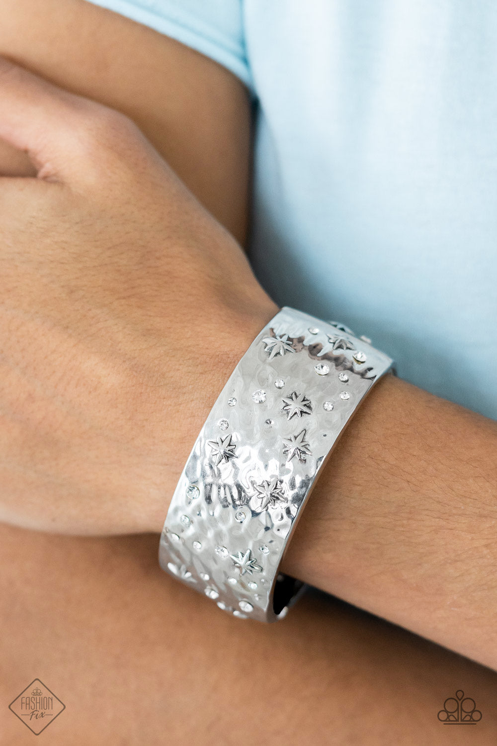 Across the Constellations - white - Paparazzi bracelet