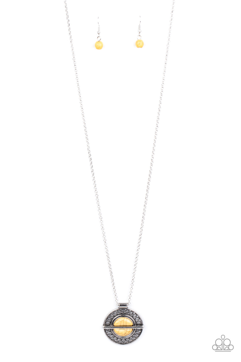 Adobe Adornment - yellow - Paparazzi necklace – JewelryBlingThing
