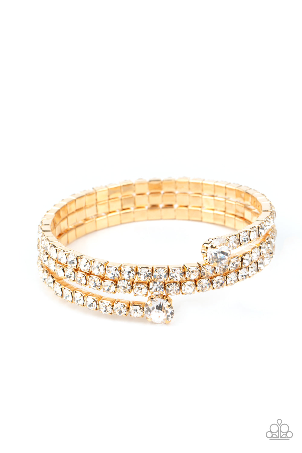 After Party Princess - gold - Paparazzi bracelet