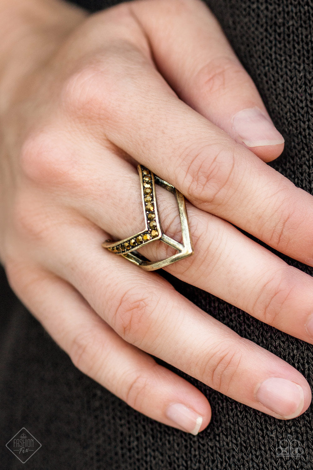 Ahead of the Pack - brass - Paparazzi ring