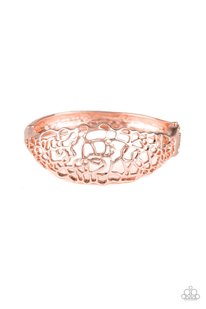 Airy Asymmetry - rose gold - Paparazzi bracelet