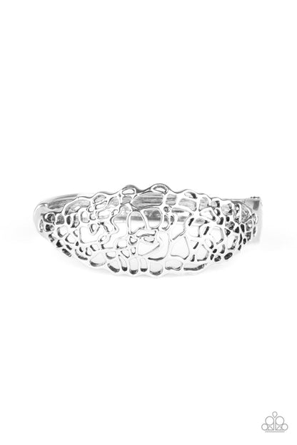 Airy Asymmetry - silver - Paparazzi bracelet