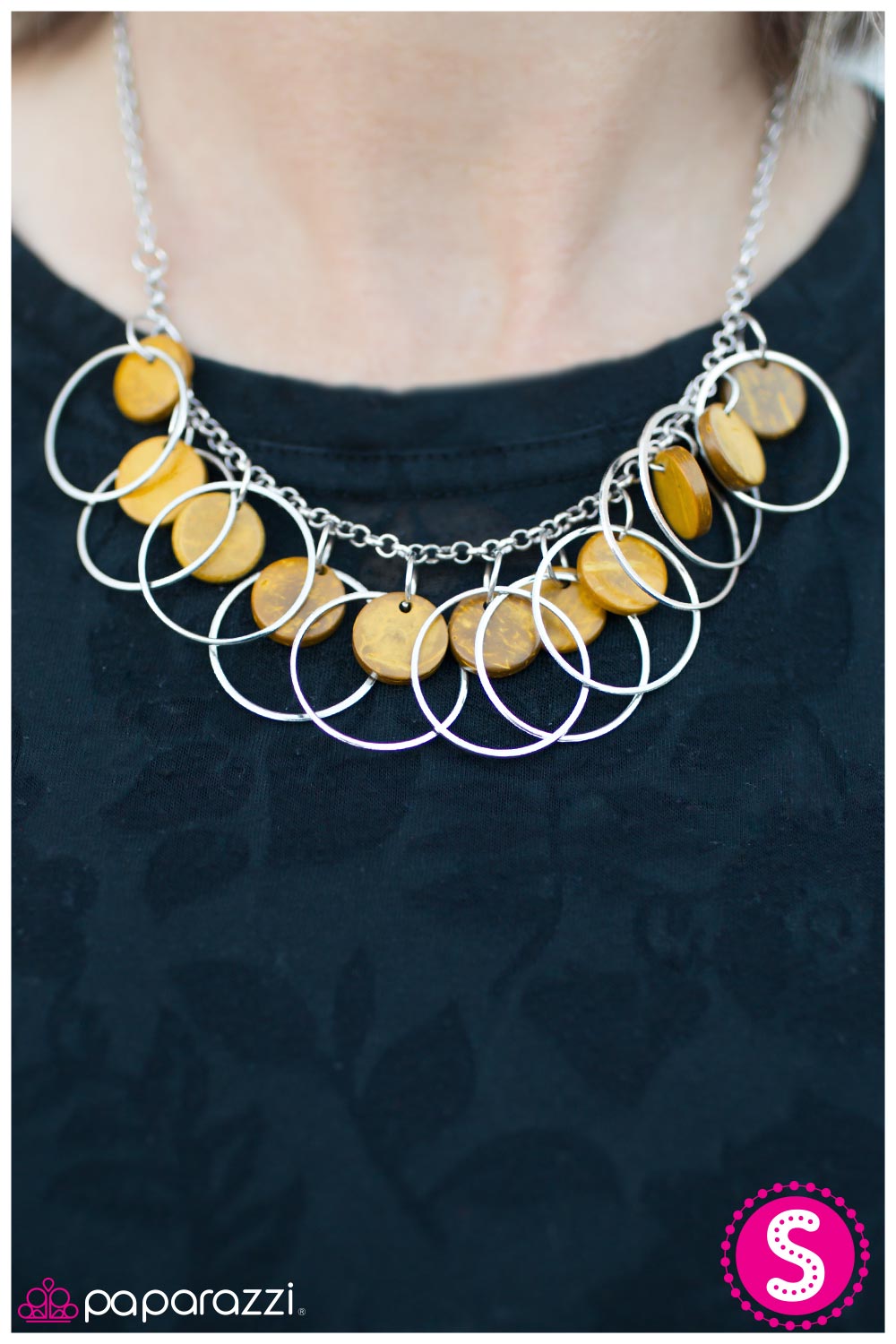 All Caught Up - yellow - Paparazzi necklace