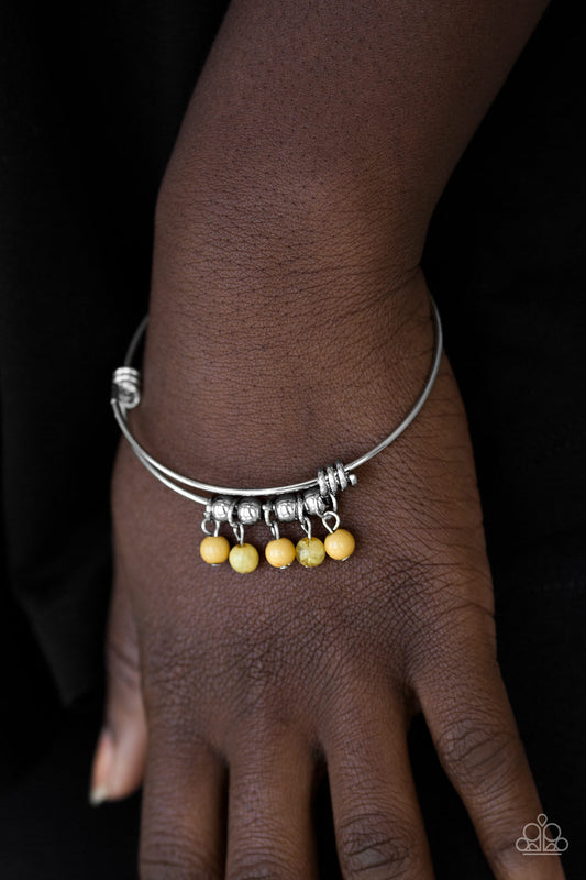 All Roads Lead to ROAM - yellow - Paparazzi bracelet