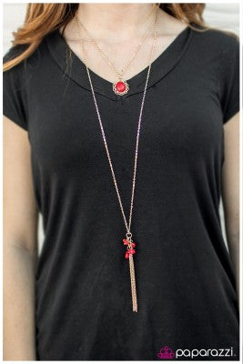 All the Pretty Horses - red- Paparazzi Necklace