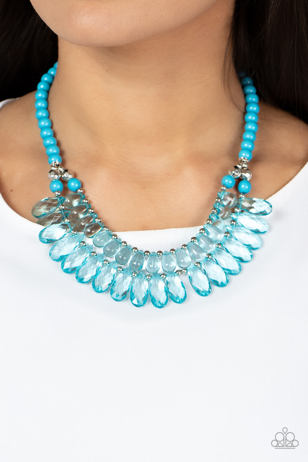 All Across the GLOBETROTTER - blue - Paparazzi necklace