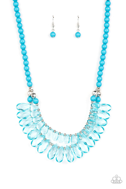 All Across the GLOBETROTTER - blue - Paparazzi necklace