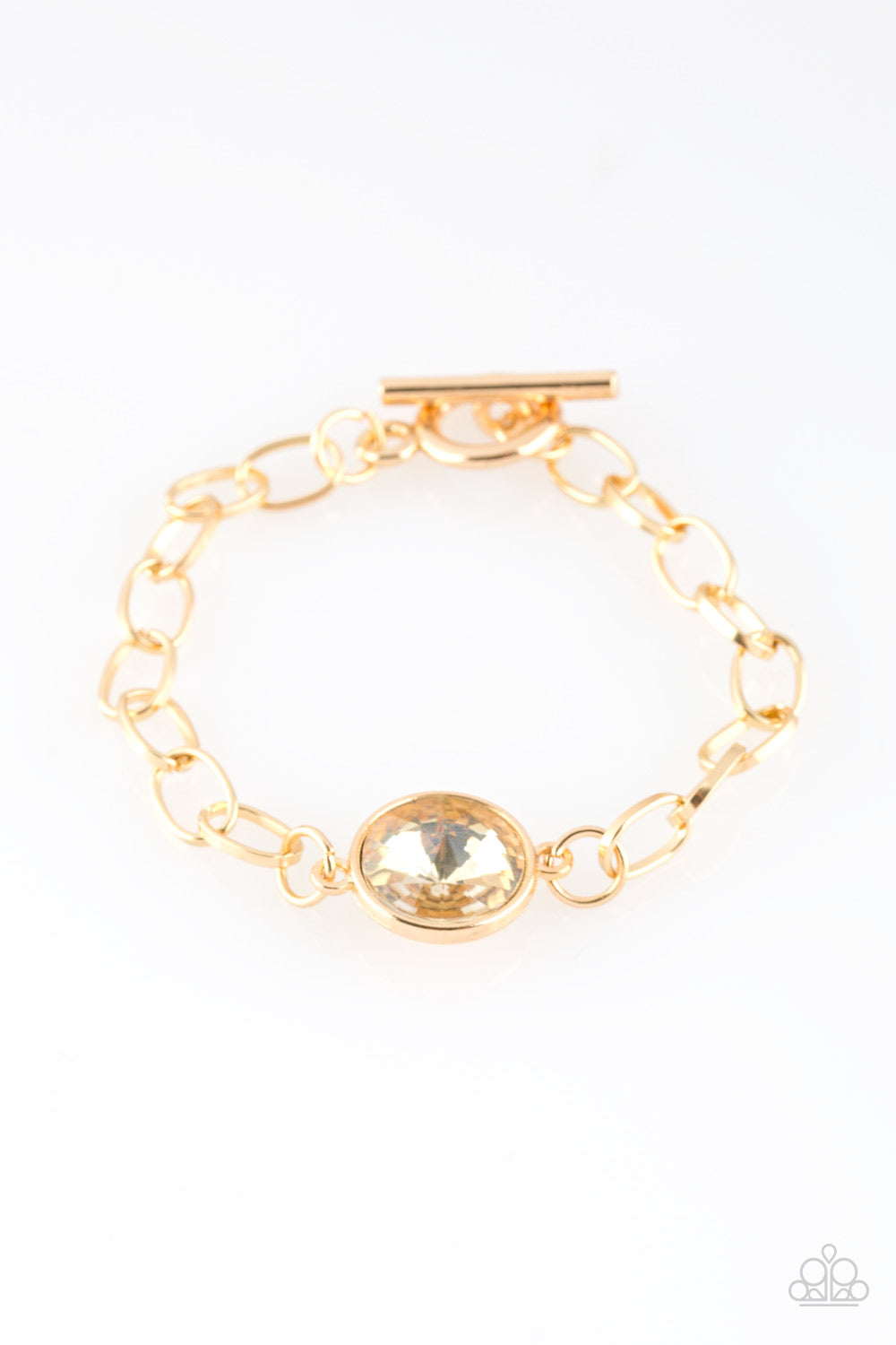 All Aglitter - gold - Paparazzi bracelet