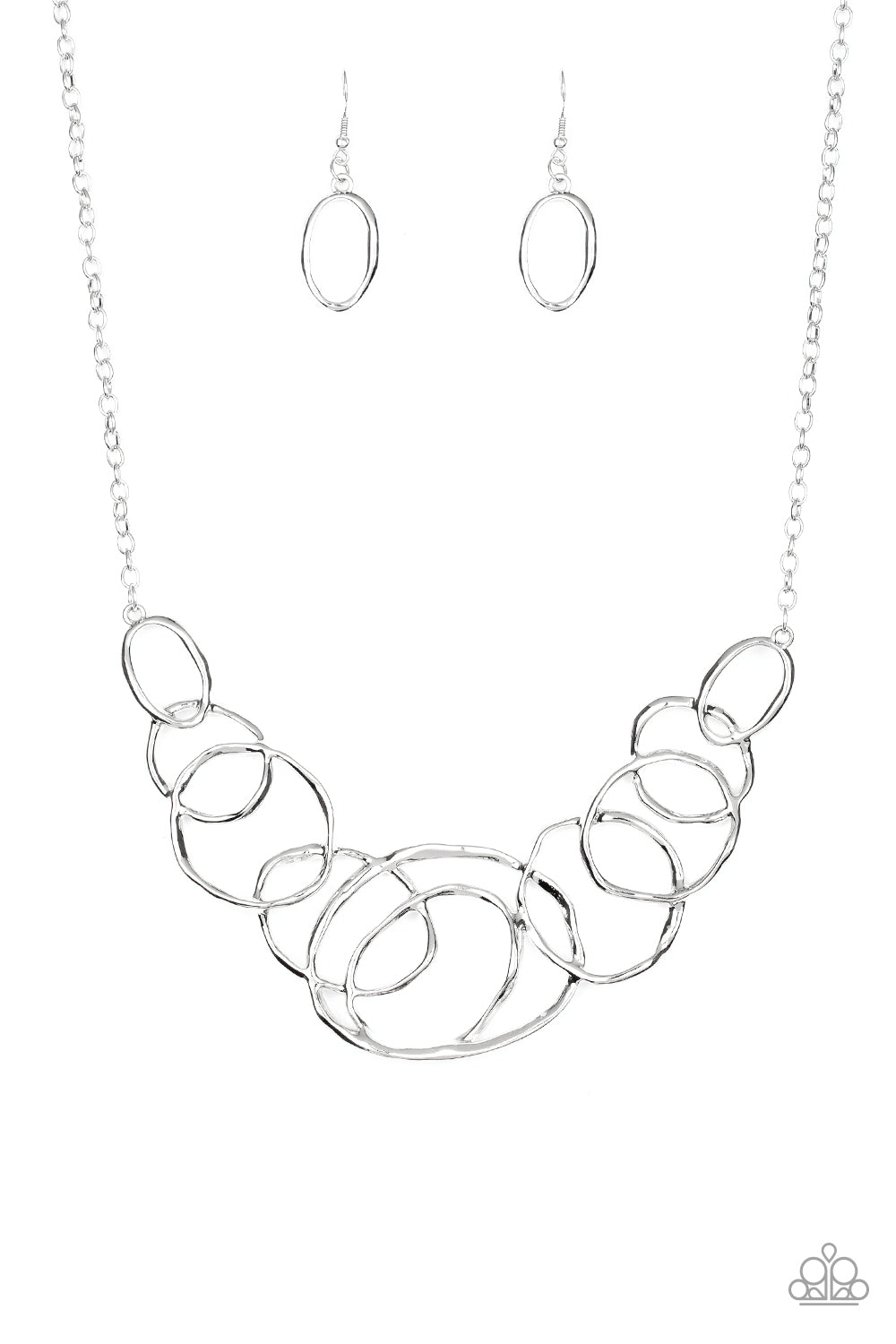 All Around Radiance - silver - Paparazzi necklace
