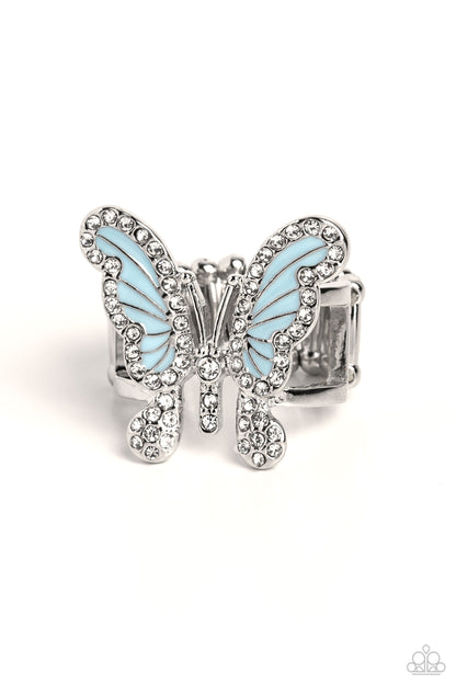 All Good WINGS - blue - Paparazzi ring