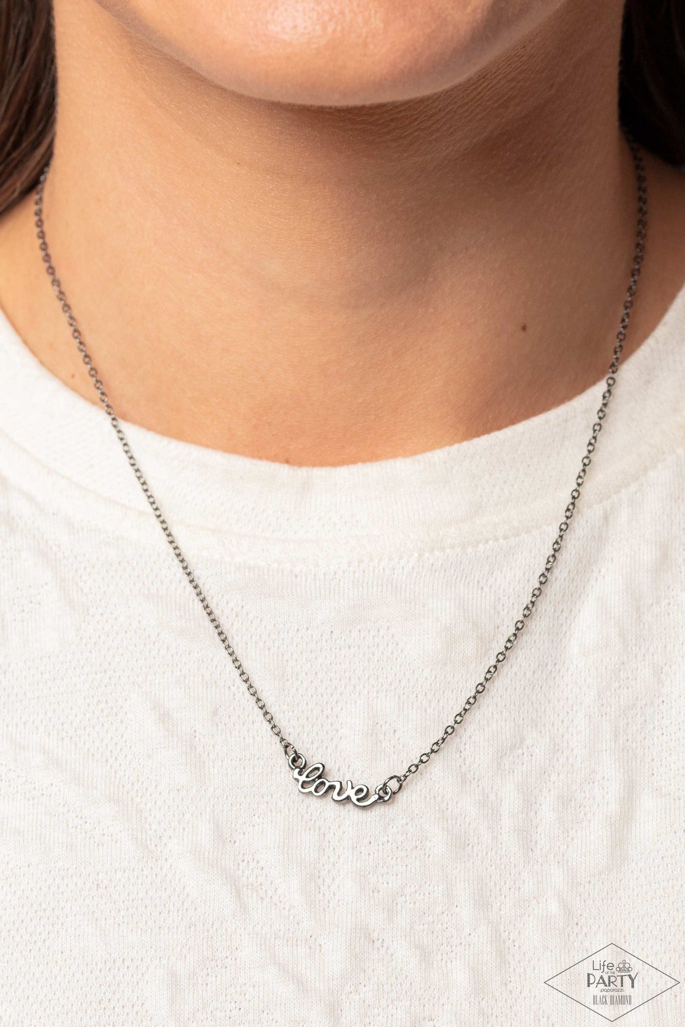 All My Love - black - Paparazzi necklace