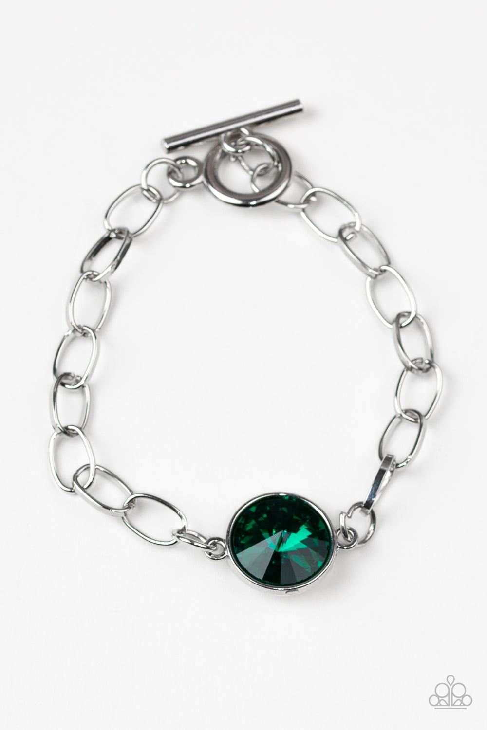 All Aglitter - green - Paparazzi bracelet
