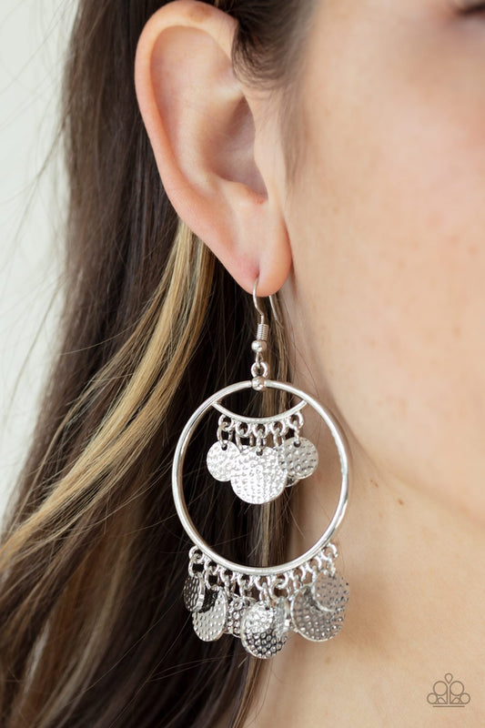 All CHIME High-silver-Paparazzi earrings