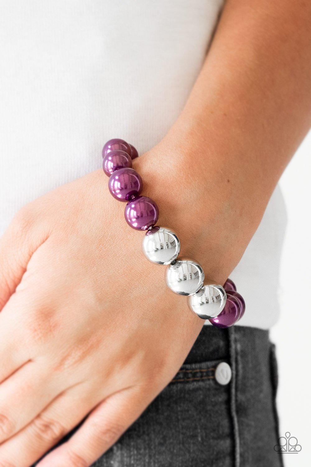 All Dressed UPTOWN - purple - Paparazzi bracelet