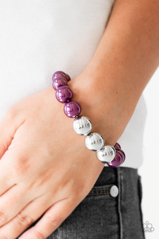 All Dressed UPTOWN - purple - Paparazzi bracelet