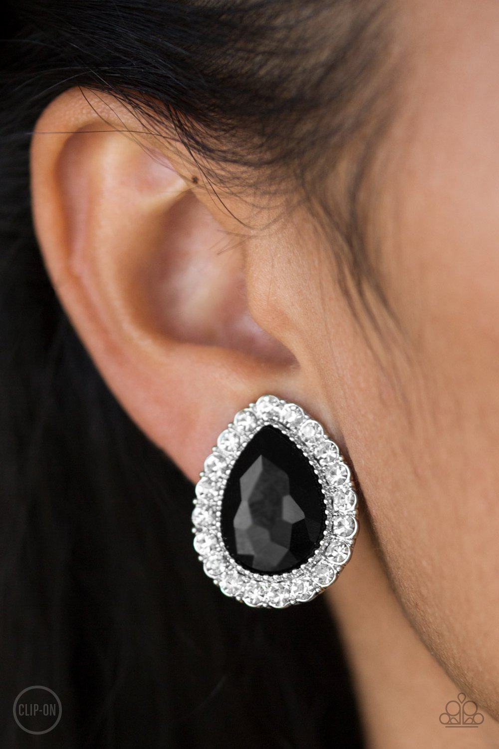 All HAUTE and Bothered-black-Paparazzi earrings