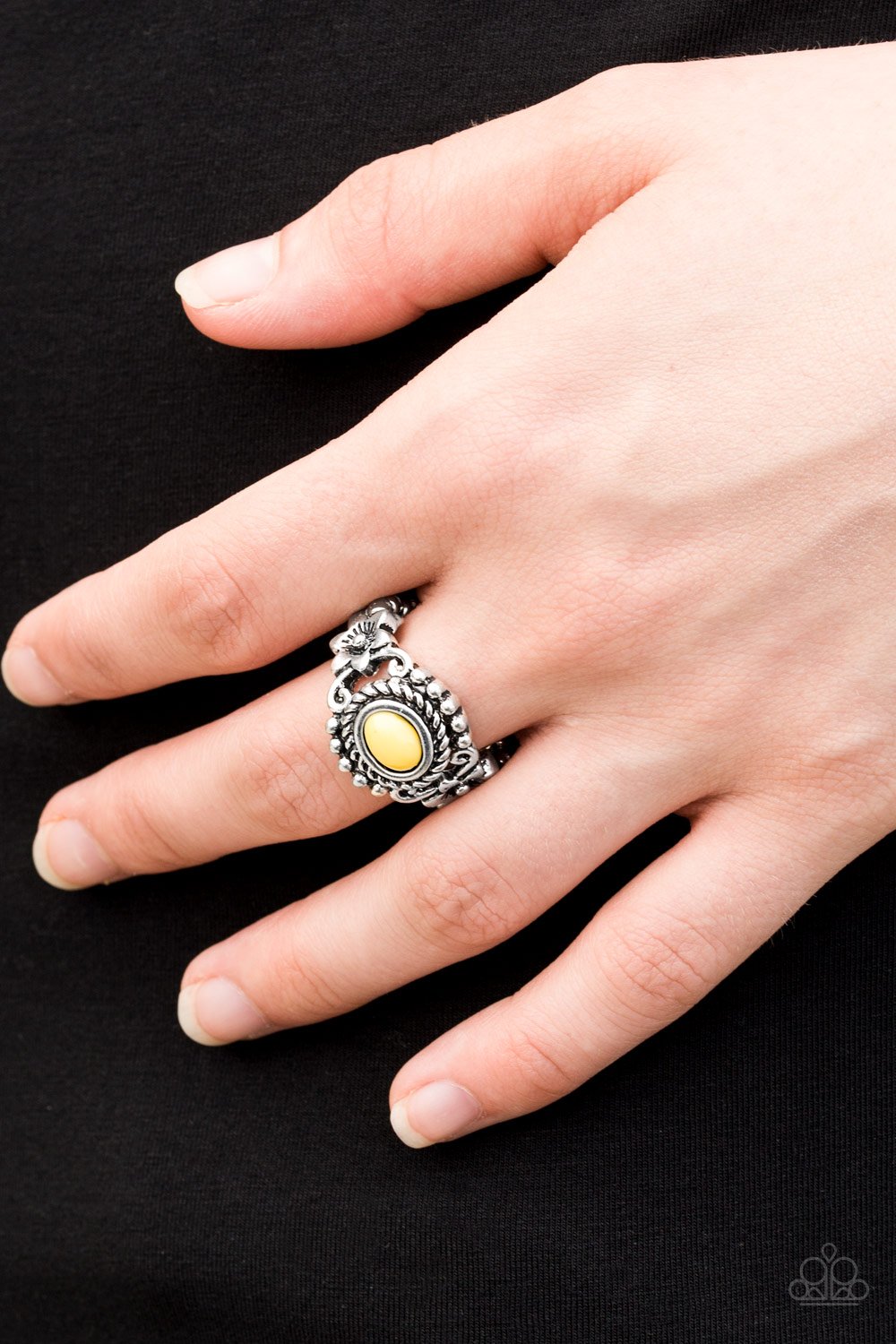All Summer Long - yellow - Paparazzi ring