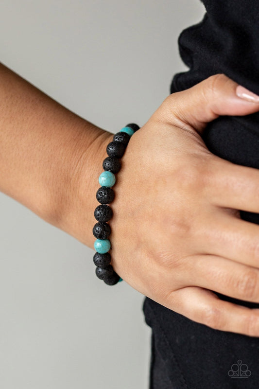 All Zen-blue - Paparazzi bracelet