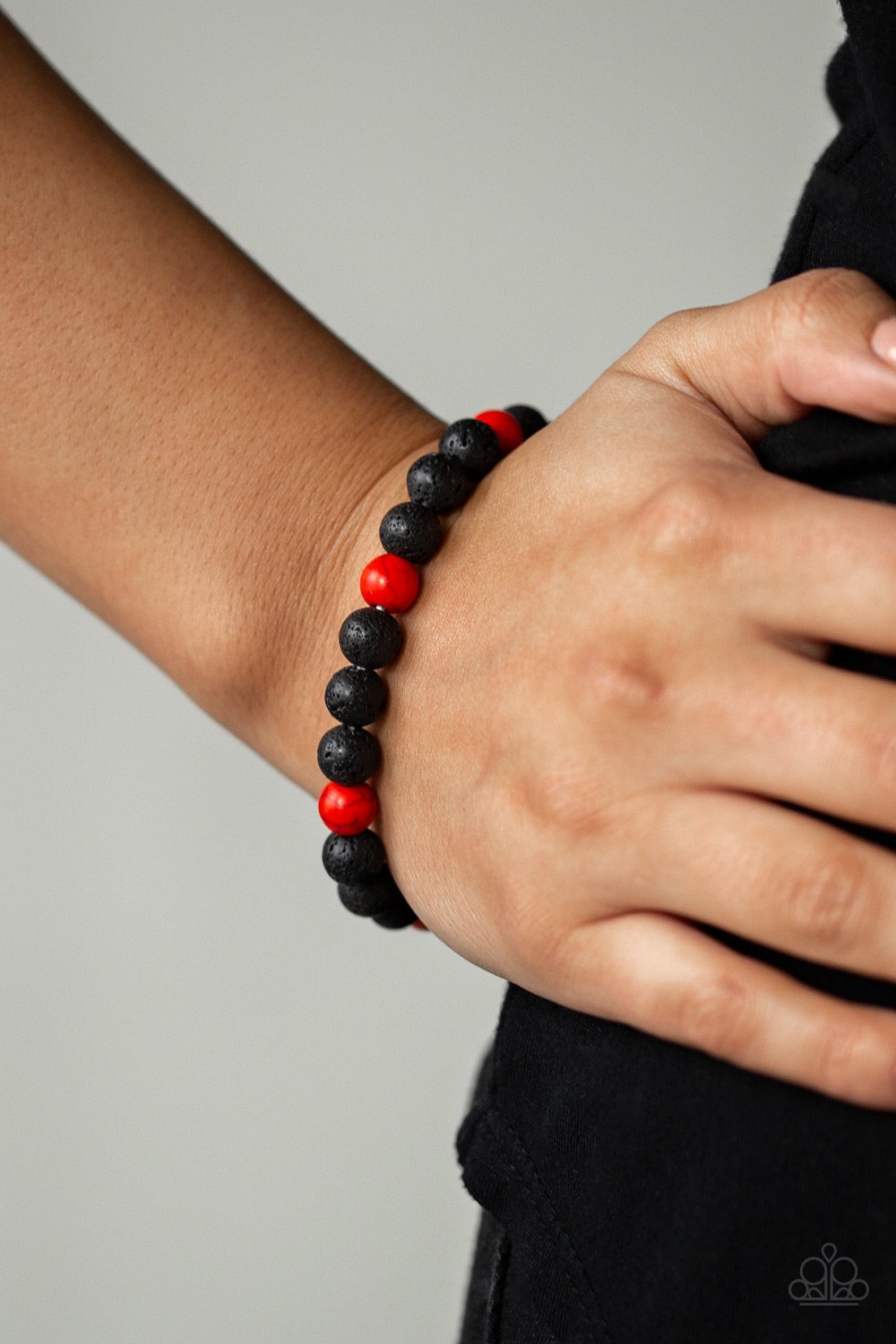 All Zen-red-Paparazzi bracelet