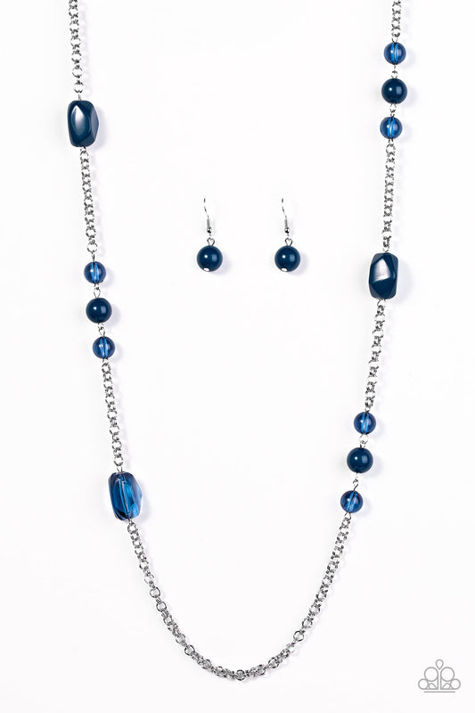 Already Famous - Blue - Paparazzi necklace