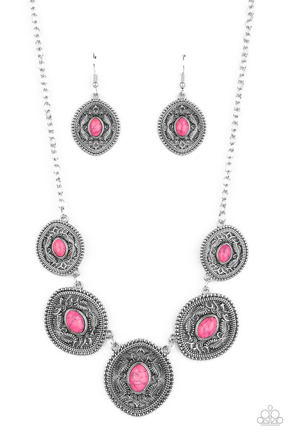 Alter ECO - pink - Paparazzi necklace