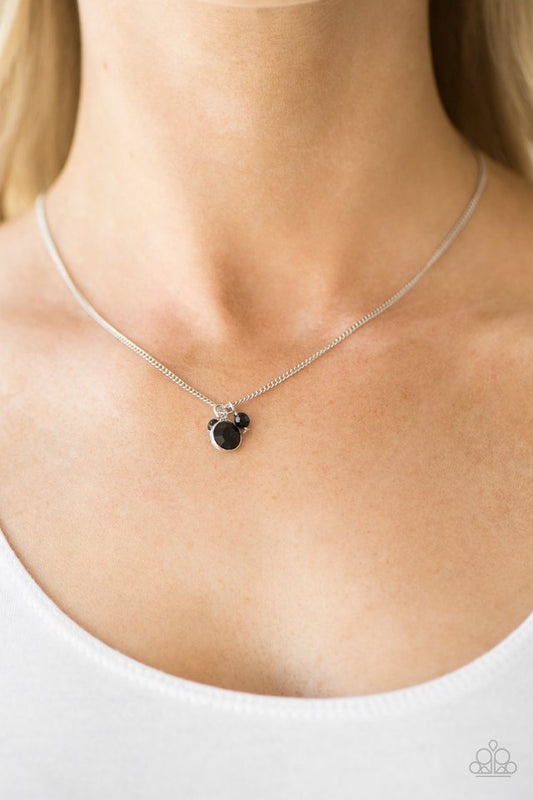 Always GLASSY - Black - Paparazzi necklace