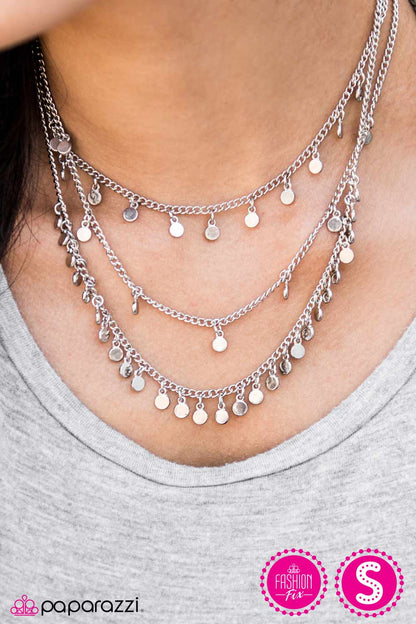 Always on Chime -silver -  Paparazzi necklace