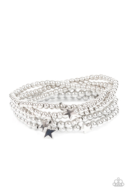 American All-Star - silver - Paparazzi bracelet