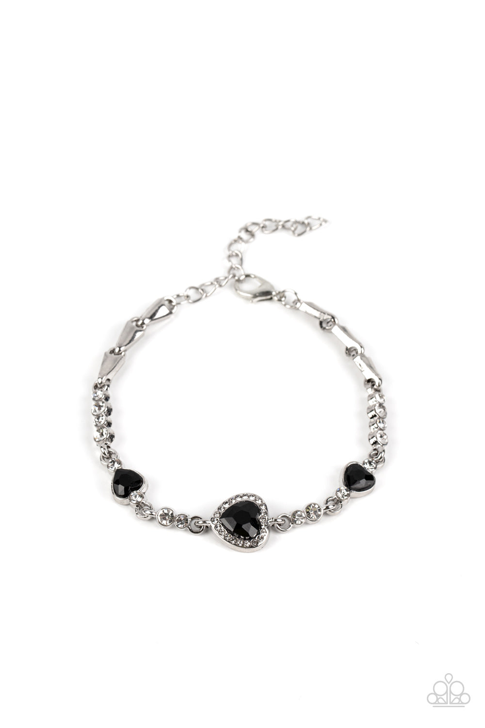 Amor Actually - black - Paparazzi bracelet