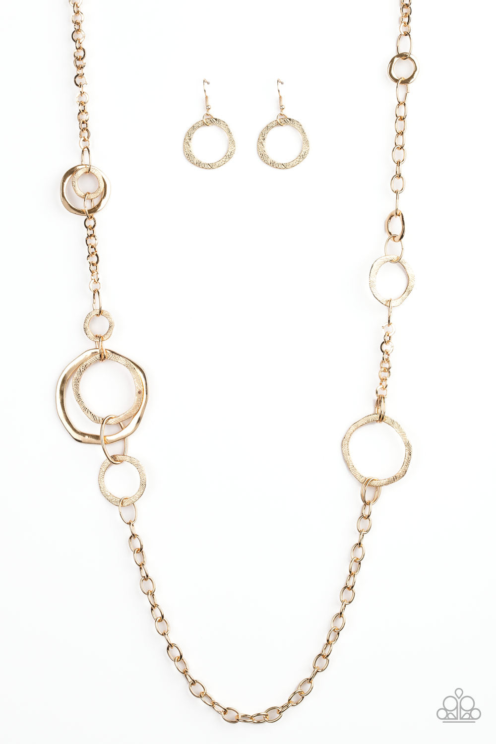 Amped Up Metallics - gold - Paparazzi necklaceAmped Up Metallics - gold - Paparazzi necklace