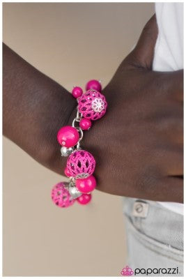 An Eiffel of Wonder - pink - Paparazzi bracelet