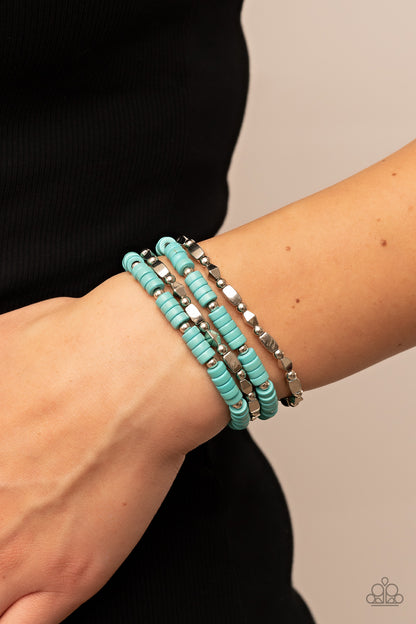 Anasazi Apothecary - blue - Paparazzi bracelet