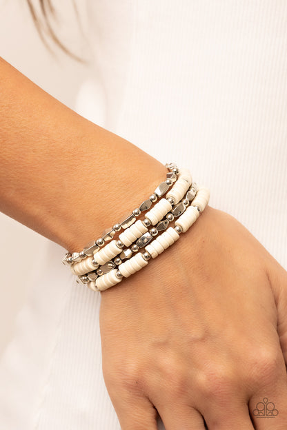 Anasazi Apothecary - white - Paparazzi bracelet