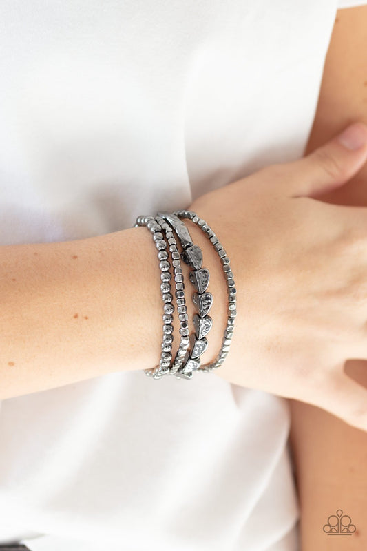 Ancient Heirloom-black-Paparazzi bracelet