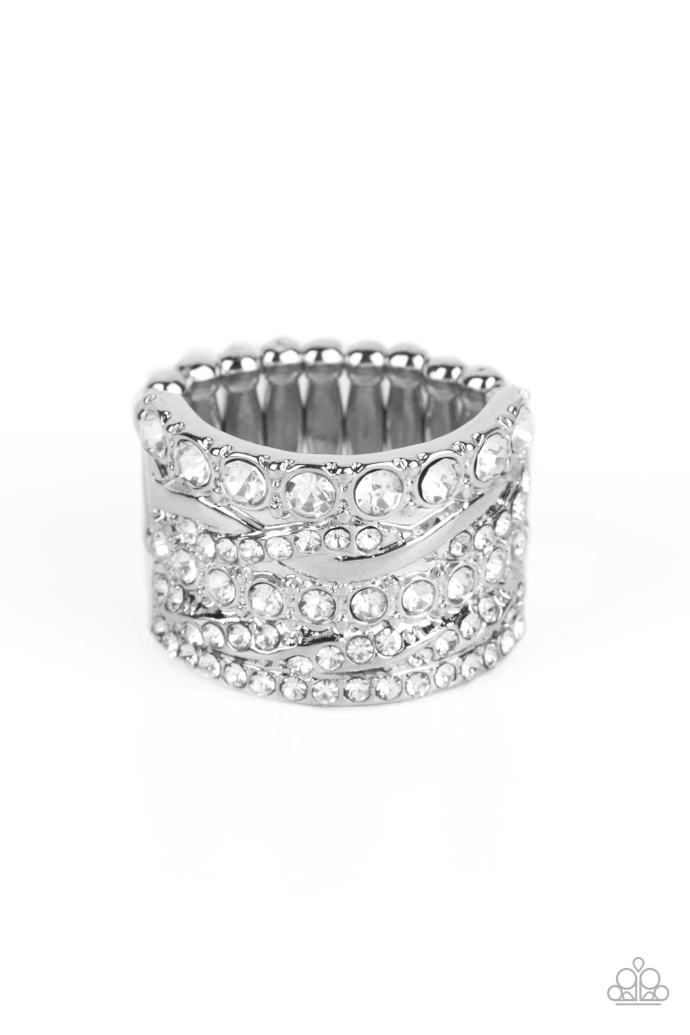 Angelic Architecture - white - Paparazzi ring – JewelryBlingThing
